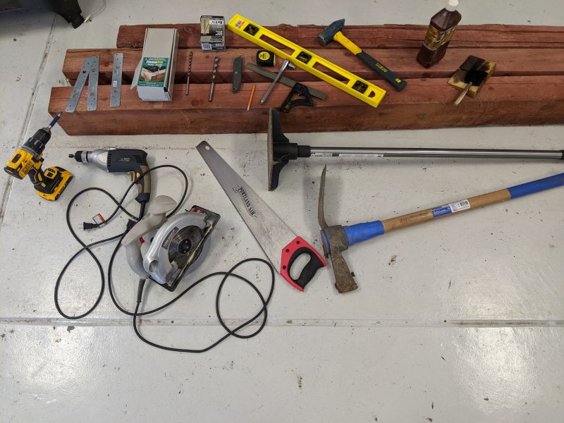 Tools to be used for the project